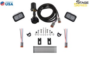 Toyota Tundra LED Light Kit - Rear - Diode Dynamics - Stage Series Reverse Light Kit - C2 Sport - red - `22-`27